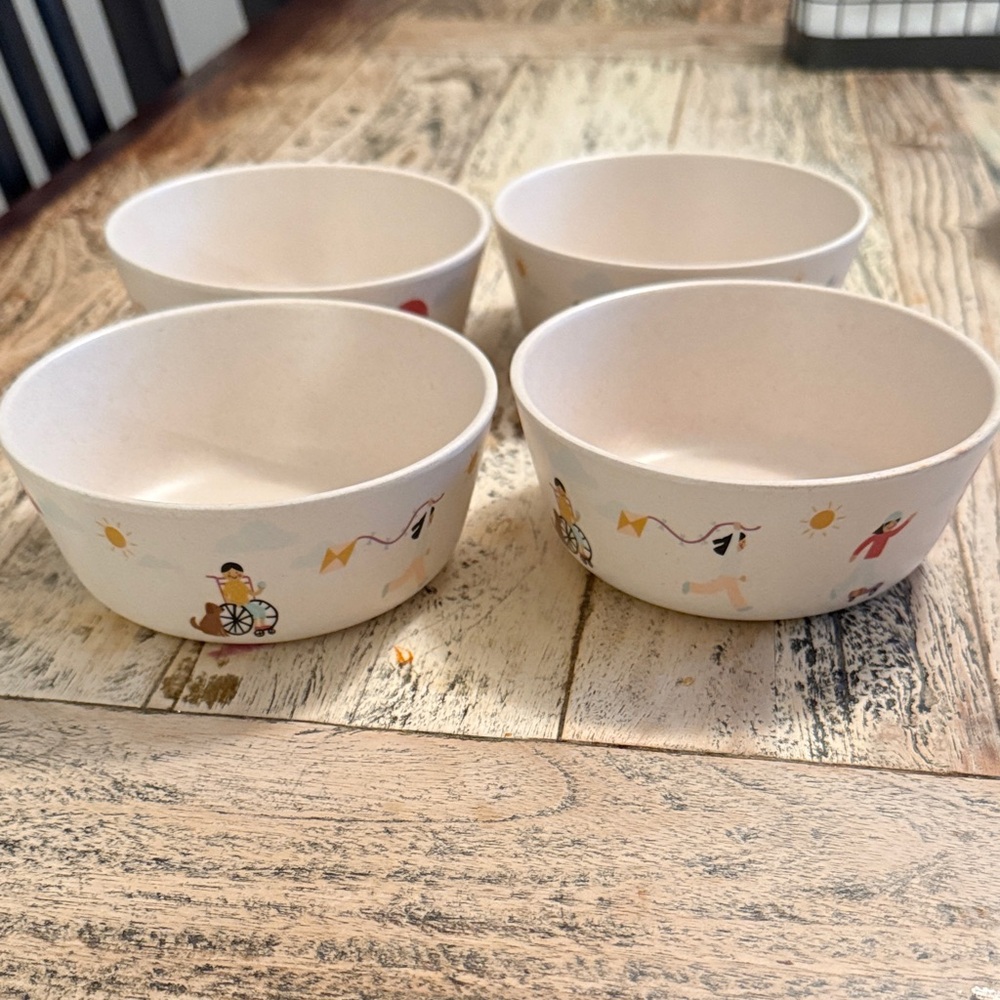 Pillowfort Kids Melamine Bamboo Bowls | Outdoor Park Design